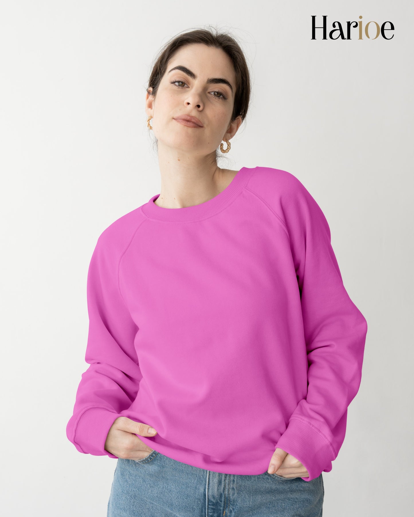 ROSE BLUSH –  Pink Women's Sweatshirt | Harioe