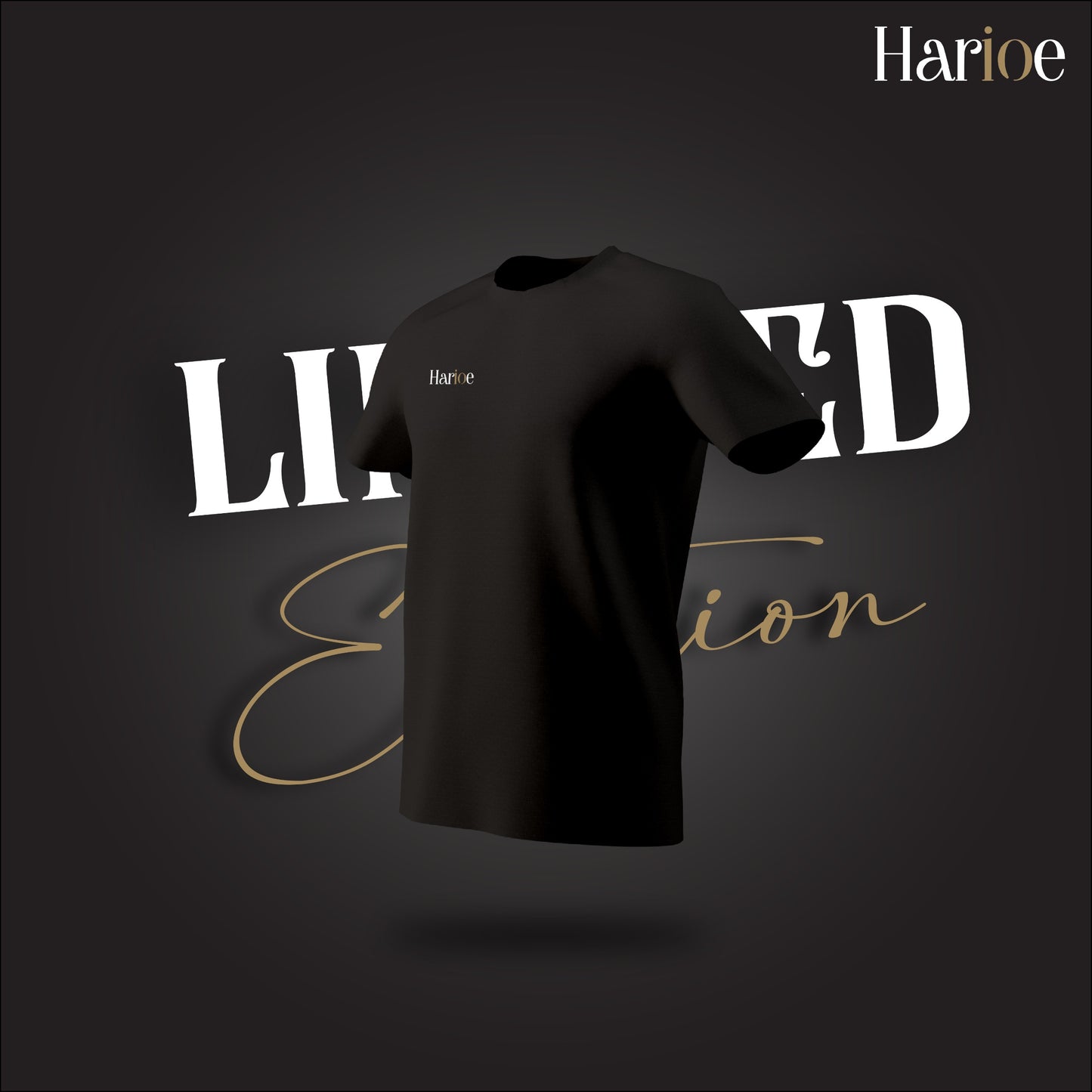 Harioe Limited Edition Black T-Shirt- Premium Streetwear