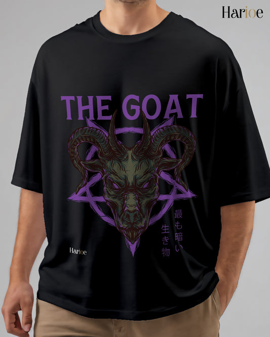 THE GOAT – Streetwear Oversized T-Shirt | Harioe