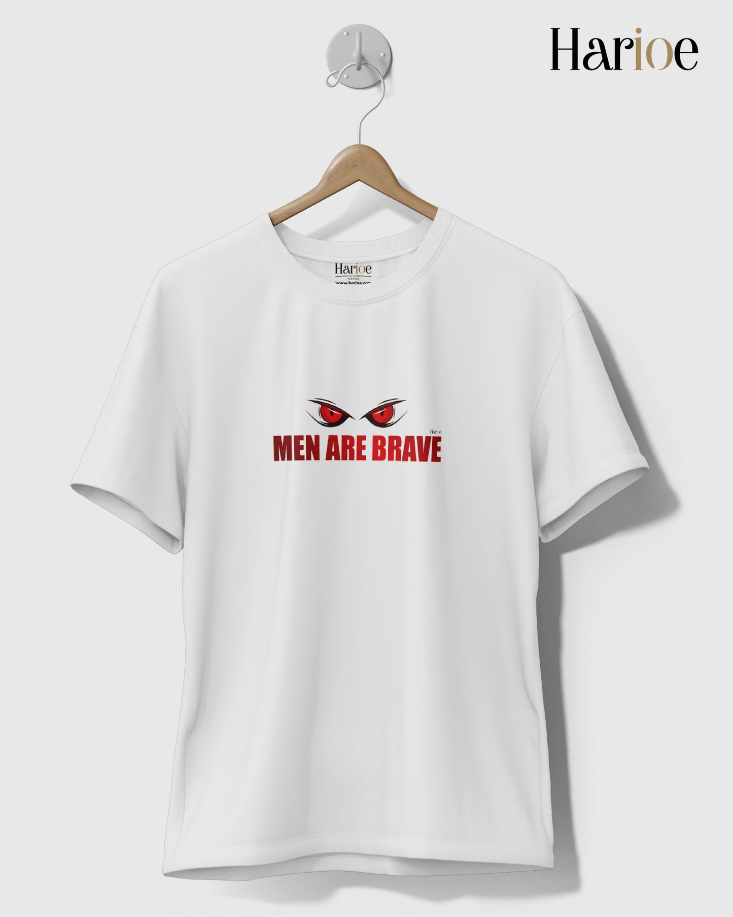 MEN ARE BRAVE – Minimalistic T-Shirt | Harioe