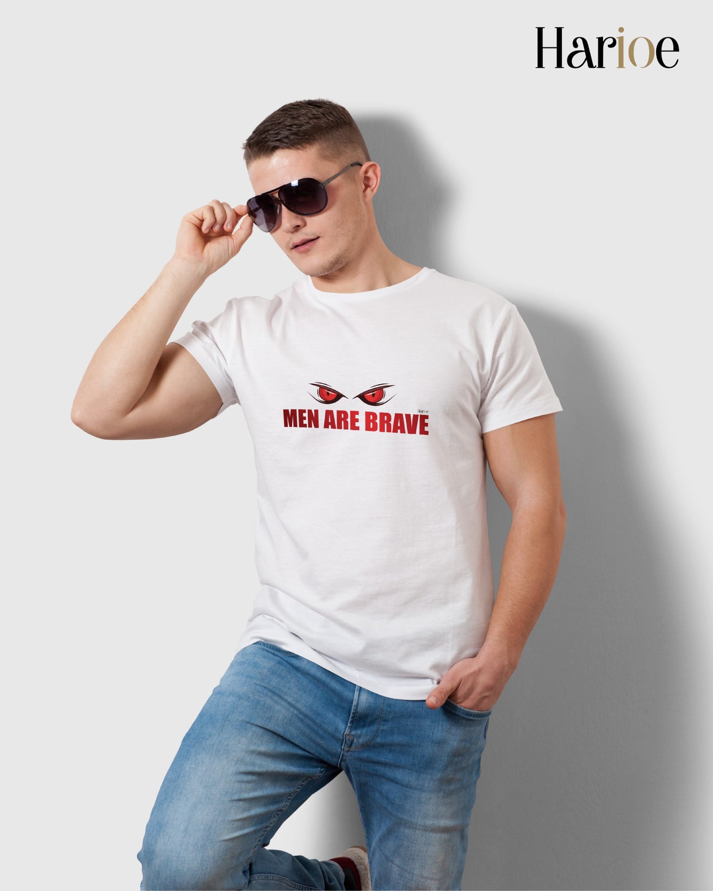 MEN ARE BRAVE – Minimalistic T-Shirt | Harioe