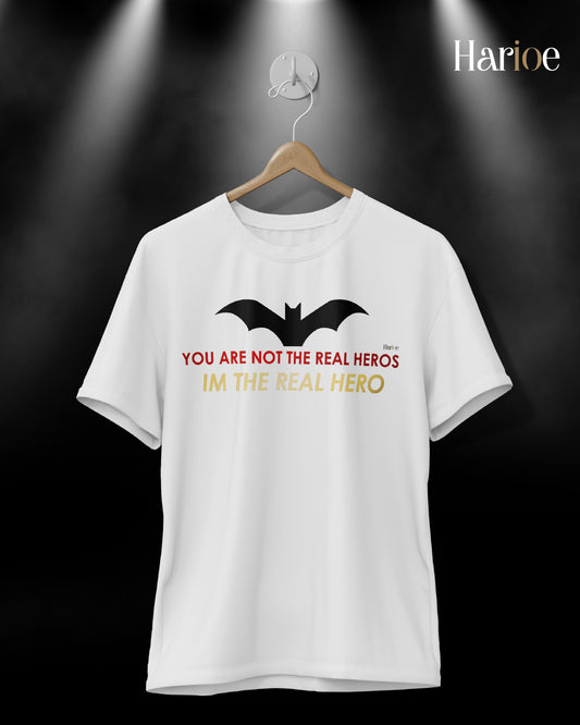 I’M THE REAL HERO – Minimalistic T-Shirt | Harioe