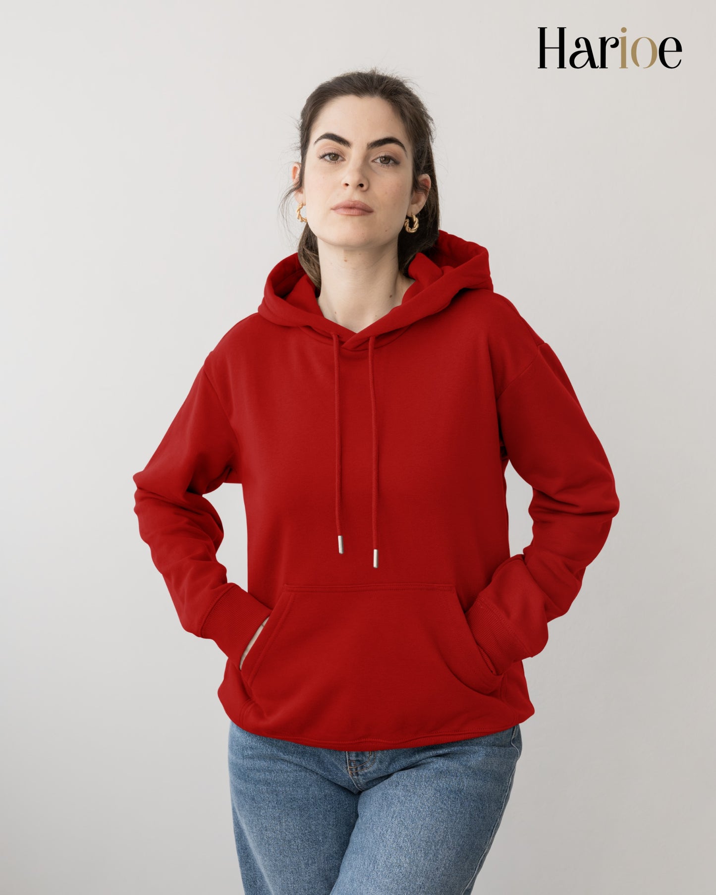 MAROON MYSTIQUE – Deep Maroon Women's Hoodie | Harioe