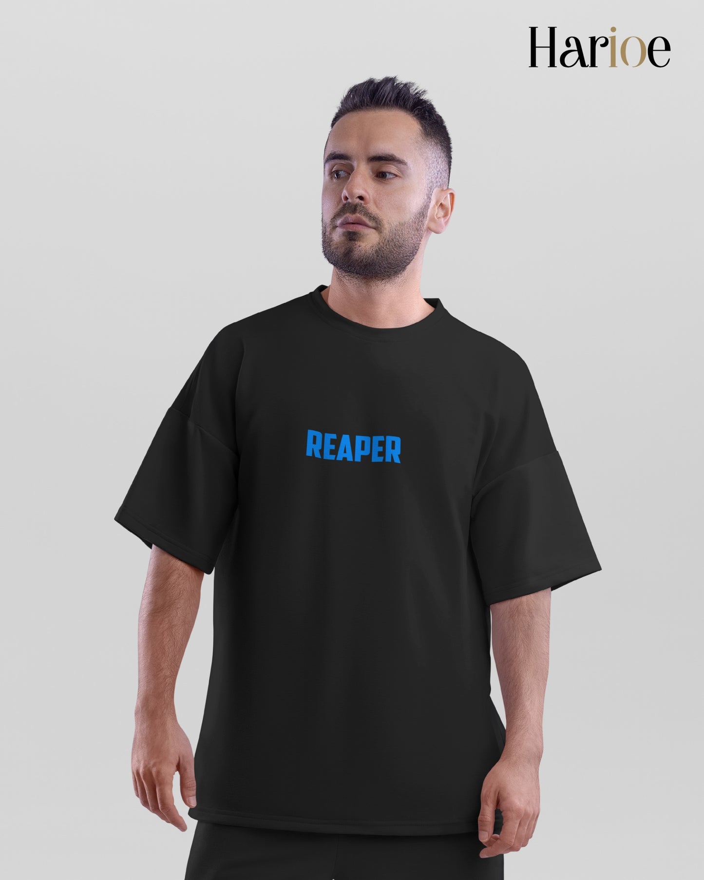 REAPER – Dark Oversized Men’s T-Shirt | Harioe