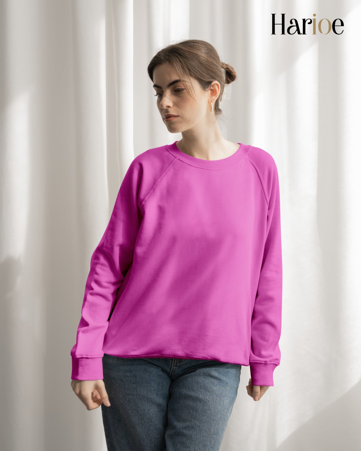 ROSE BLUSH –  Pink Women's Sweatshirt | Harioe